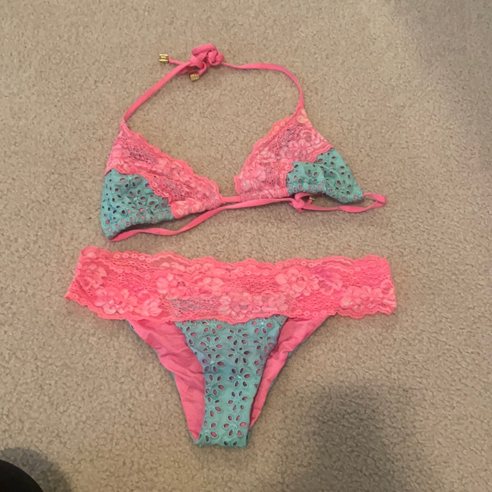 Beach bunny cute lace bikini